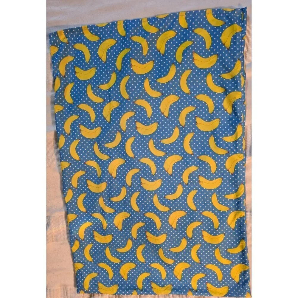 Hot Now Banana Fruit Print Novelty Pillowcase Maximalist